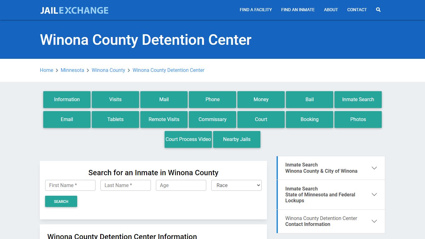 Winona County Detention Center - Jail Exchange